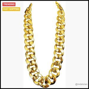 Big Chunky Plastic Hip Hop Chain Necklace, 26", 32", 36", 40"